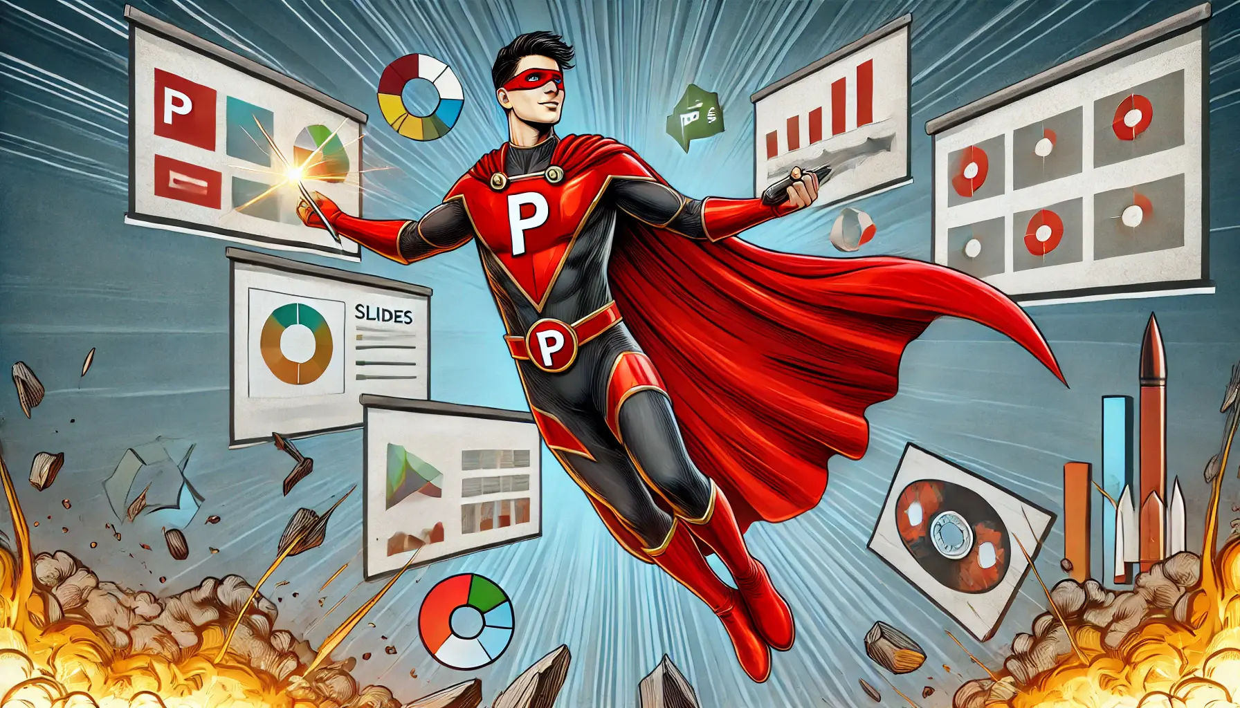 Powerpoint super hero